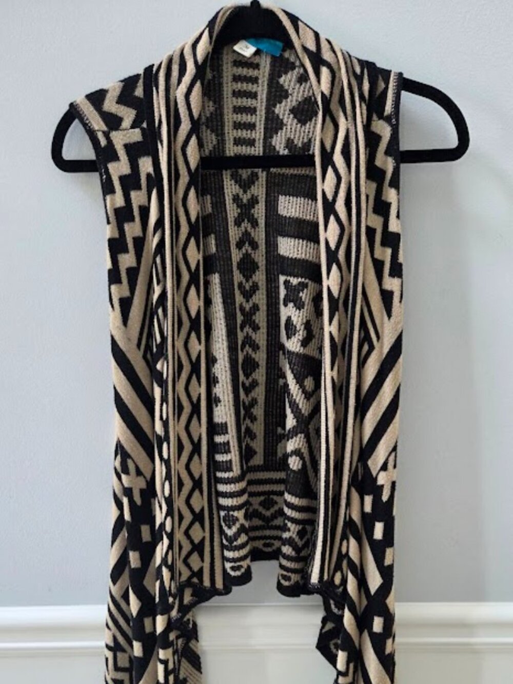 2010s Geometric Sweater Vest